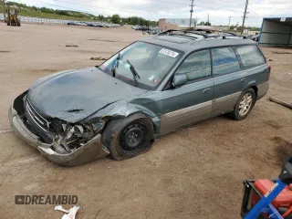 2001 Subaru Legacy Outback Limited z VIN 4S3BH686617657326, wystawiony jako Copart lot #57578275 z przebiegiem 148 396 mil mil oraz Szkoda całkowita • Salvage title. Historia ofert i sprzedaży dostępna na DreamBid. Obrazek 1.