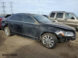 2012 Volkswagen Passat SEL with VIN 1VWCP7A30CC039522, listed as a Copart auction lot 83479714 with 121,096 mi miles and Salvage Title. Bid and sale history available at carsss.com. Image 4.