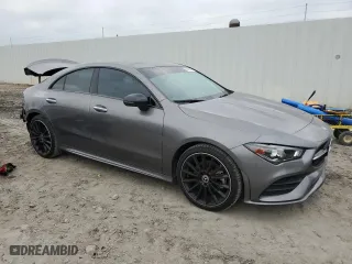2022 Mercedes-Benz CLA with VIN W1K5J4GB2NN295300, listed as a Copart auction lot 50547835 with 37,665 mi miles and Salvage Title. Bid and sale history available at carsss.com. Image 4.