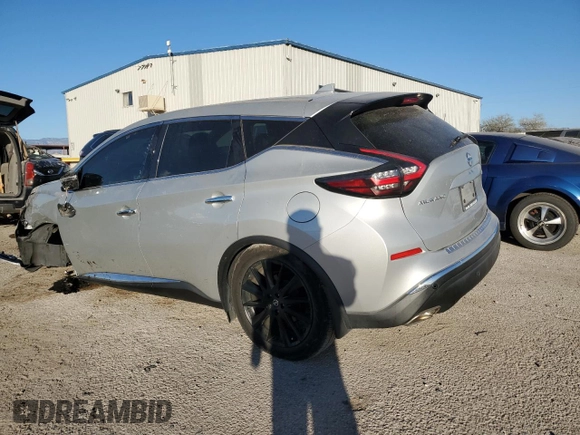 2022 Nissan Murano SL with VIN 5N1AZ2CJ6NC117416, listed as a Copart auction lot 86706434 with 21,859 mi miles and Salvage Title. Bid and sale history available at carsss.com. Image 2.