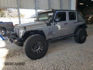 2017 Jeep Wrangler Unlimited Sport with VIN 1C4BJWDG5HL545301, listed as a Copart auction lot 75755944 with 169,200 mi miles and Salvage title. Bid and sale history available at DreamBid. Image 1.