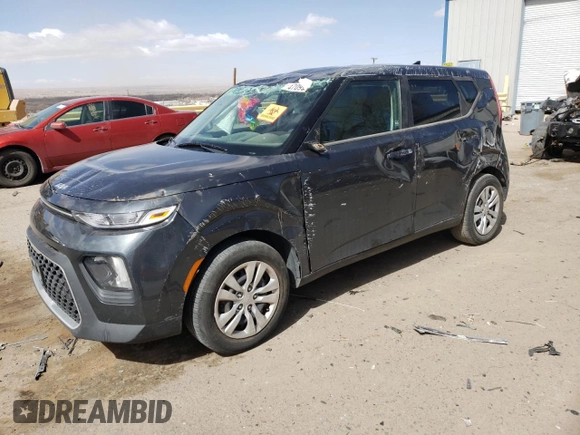 2022 Kia Soul LX with VIN KNDJ23AU8N7801887, listed as a Copart auction lot 47099145 with 22,684 mi miles and Salvage Title. Bid and sale history available at carsss.com. Image 1.