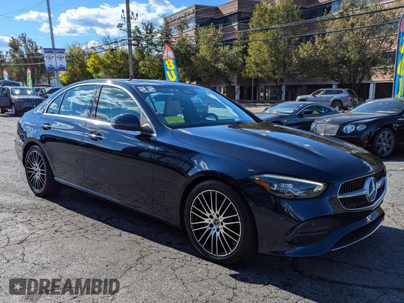 2022 Mercedes-Benz C 300 with VIN W1KAF4HB8NR047902, listed as a Copart auction lot 44845005 with 57,538 mi miles and Clean Title. Bid and sale history available at DreamBid. Image 1.
