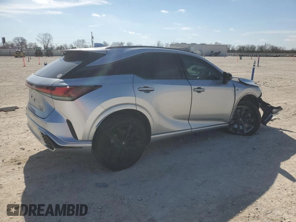 2024 Lexus RX with VIN 2T2BCMEA5RC019330, listed as a Copart auction lot 46947885 with 8,537 mi miles and Salvage Title. Bid and sale history available at carsss.com. Image 3.