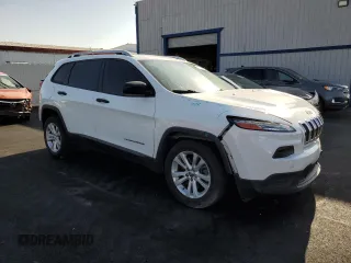 2015 Jeep Cherokee Sport with VIN 1C4PJLAB2FW689249, listed as a Copart auction lot 61716305 with 87,987 mi miles and Salvage title. Bid and sale history available at DreamBid. Image 4.