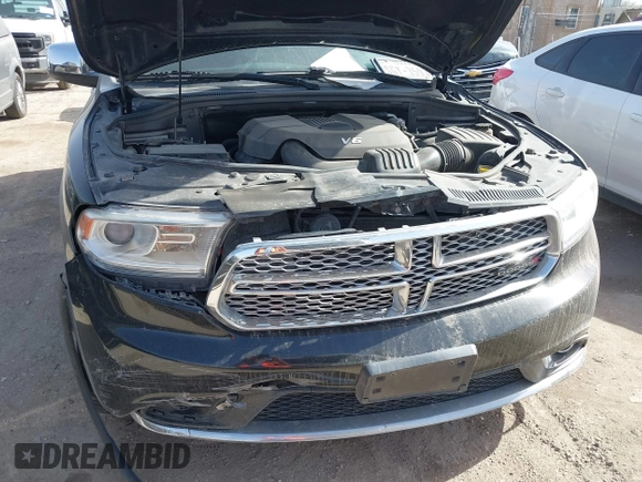 2015 Dodge Durango SXT with VIN 1C4RDHAG7FC155951, listed as a IAAI auction lot 41710153 with 180,519 mi miles and . Bid and sale history available at DreamBid. Image 6.