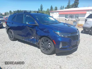 2022 Chevrolet Equinox RS with VIN 3GNAXWEVXNS106325, listed as a IAAI auction lot 42629498 with 32,906 mi miles and . Bid and sale history available at DreamBid. Image 1.