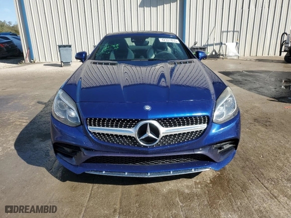 2017 Mercedes-Benz SLC with VIN WDDPK3JA4HF132047, listed as a Copart auction lot 42331855 with 70,096 mi miles and Salvage Title. Bid and sale history available at carsss.com. Image 5.