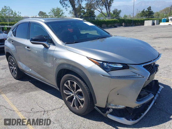 2017 Lexus NX with VIN JTJYARBZ1H2072015, listed as a IAAI auction lot 42092688 with 86,523 mi miles. Bid and sale history available at carsss.com. Image 1.