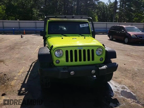 2016 Jeep Wrangler Unlimited Sport with VIN 1C4BJWDG8GL335001, listed as a Copart auction lot 53081785 with 91,533 mi miles and Salvage Title. Bid and sale history available at DreamBid. Image 14.