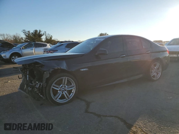 2013 BMW 5 Series 550i with VIN WBAFR9C5XDD226635, listed as a Copart auction lot 43768455 with 72,317 mi miles and Salvage Title. Bid and sale history available at DreamBid. Image 1.