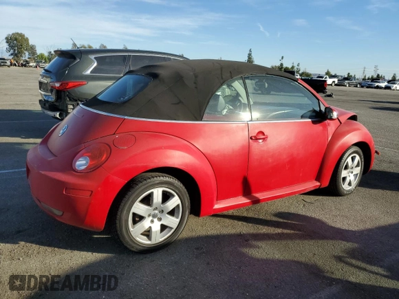 2007 Volkswagen Beetle with VIN 3VWRG31Y17M418628, listed as a Copart auction lot 81357264 with 154,808 mi miles and Salvage title. Bid and sale history available at DreamBid. Image 3.