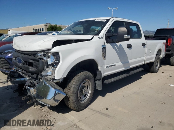 2022 Ford F-250 XL with VIN 1FT8W2BT1NED77578, listed as a Copart auction lot 55841935 with 64,639 mi miles and Salvage title. Bid and sale history available at DreamBid. Image 1.