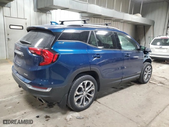 2020 GMC Terrain SLT with VIN 3GKALVEX7LL222772, listed as a Copart auction lot 88355215 with 61,477 mi miles and Salvage Title. Bid and sale history available at carsss.com. Image 3.