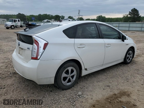 2012 Toyota Prius One with VIN JTDKN3DUXC5493783, listed as a Copart auction lot 54357425 with 176,406 mi miles and Clean Title. Bid and sale history available at DreamBid. Image 3.
