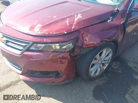 2017 Chevrolet Impala LT with VIN 2G1105S37H9106710, listed as a IAAI auction lot 42585642 with 96,392 mi miles and . Bid and sale history available at DreamBid. Image 6.