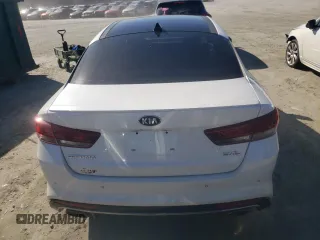 2017 Kia Optima SX Limited with VIN 5XXGV4L20HG147594, listed as a Copart auction lot 43977095 with 154,209 mi miles and Salvage Title. Bid and sale history available at carsss.com. Image 6.