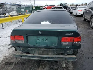 1999 Honda Civic EX with VIN 1HGEJ8148XL088700, listed as a Copart auction lot 42200665 with 201,071 mi miles and Salvage Title. Bid and sale history available at carsss.com. Image 6.