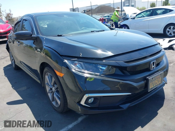 2019 Honda Civic EX z VIN 19XFC1F3XKE215534, wystawiony jako IAAI lot #42100714 z przebiegiem 31 808 mil mil oraz . Historia ofert i sprzedaży dostępna na DreamBid. Obrazek 1.