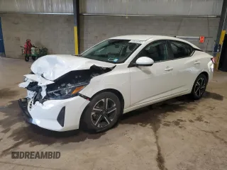 2024 Nissan Sentra SV z VIN 3N1AB8CV0RY345572, wystawiony jako Copart lot #65200545 z przebiegiem 23 316 mil mil oraz Szkoda całkowita • Salvage title. Historia ofert i sprzedaży dostępna na DreamBid. Obrazek 1.