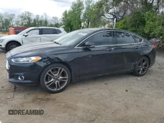 2014 Ford Fusion Titanium with VIN 3FA6P0K96ER240314, listed as a Copart auction lot 54378615 with 176,928 mi miles and Salvage title. Bid and sale history available at DreamBid. Image 1.