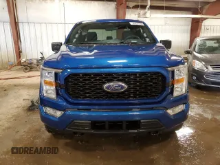 2022 Ford F-150 XL with VIN 1FTEX1EP0NKF25133, listed as a Copart auction lot 49824785 with 50,472 mi miles and Salvage title. Bid and sale history available at DreamBid. Image 5.