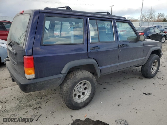 1998 Jeep Cherokee Sport with VIN 1J4FJ68S6WL175712, listed as a Copart auction lot 46701145 with 0 mi miles and Salvage Title. Bid and sale history available at carsss.com. Image 3.