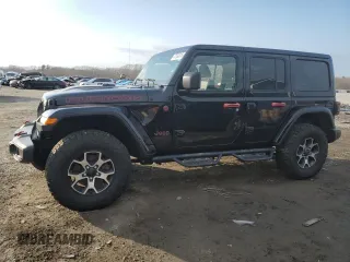 2021 Jeep Wrangler Unlimited Rubicon with VIN 1C4HJXFN5MW633804, listed as a Copart auction lot 47534015 with Not Provided miles and Salvage Title. Bid and sale history available at DreamBid. Image 1.