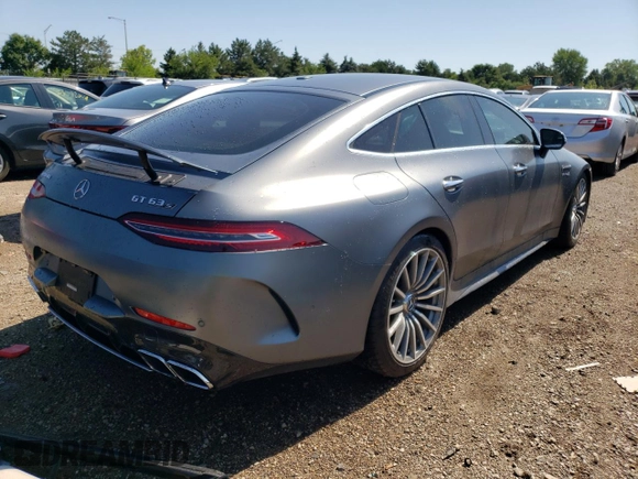 2020 Mercedes-Benz AMG GT 63 S with VIN WDD7X8KBXLA013320, listed as a Copart auction lot 63003904 with 8,919 mi miles and Salvage title. Bid and sale history available at DreamBid. Image 3.