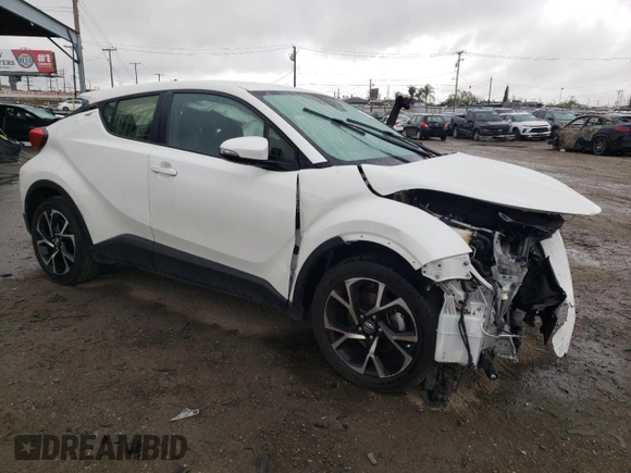 2019 Toyota C-HR XLE with VIN JTNKHMBX5K1038495, listed as a Copart auction lot 48572195 with 66,126 mi miles and Salvage Title. Bid and sale history available at DreamBid. Image 4.