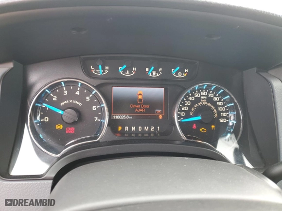 2013 Ford F-150 XL with VIN 1FTFW1CF5DFD27219, listed as a Copart auction lot 50928335 with 118,025 mi miles and Salvage Title. Bid and sale history available at carsss.com. Image 9.