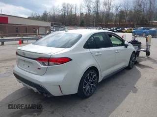 2020 Toyota Corolla SE with VIN JTDS4RCE7LJ001377, listed as a IAAI auction lot 41874936 with 8,221 mi miles. Bid and sale history available at carsss.com. Image 4.