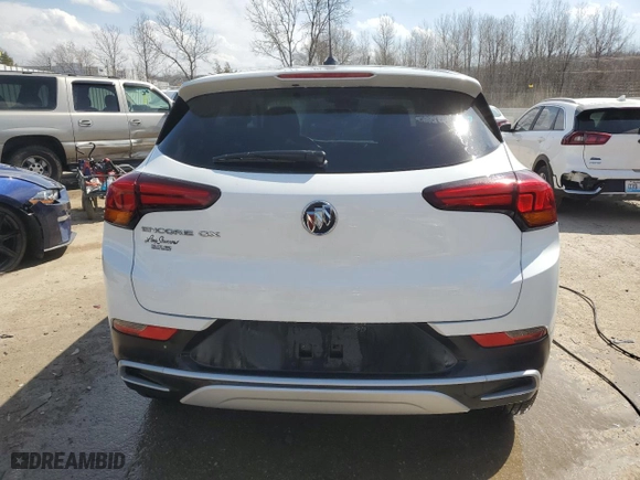 2023 Buick Encore GX Preferred with VIN KL4MMBS23PB055535, listed as a Copart auction lot 48383185 with 14,233 mi miles and Salvage Title. Bid and sale history available at carsss.com. Image 6.