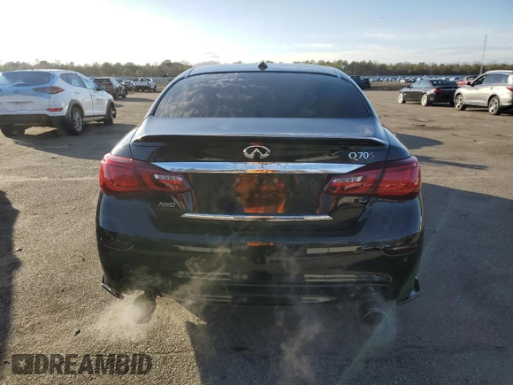 2018 Infiniti Q70 Luxe с VIN JN1BY1AR6JM220129, выставлен на аукционе Copart как лот 84063024 с пробегом 63 739 миль миль и Списание • Salvage title. История ставок и продаж доступна на DreamBid. Изображение 6.