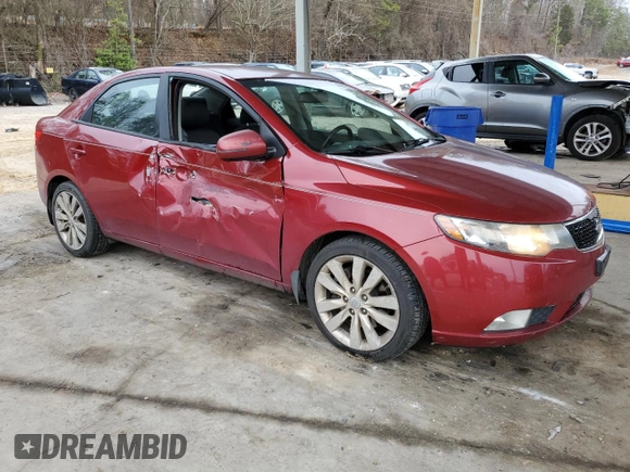 2011 Kia Forte SX with VIN KNAFW4A39B5466165, listed as a Copart auction lot 44018315 with 202,945 mi miles and Clean Title. Bid and sale history available at carsss.com. Image 4.