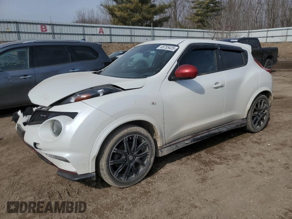 2014 Nissan Juke SL with VIN JN8AF5MV9ET366412, listed as a Copart auction lot 48755425 with 112,357 mi miles and Non Repairable. Bid and sale history available at carsss.com. Image 1.