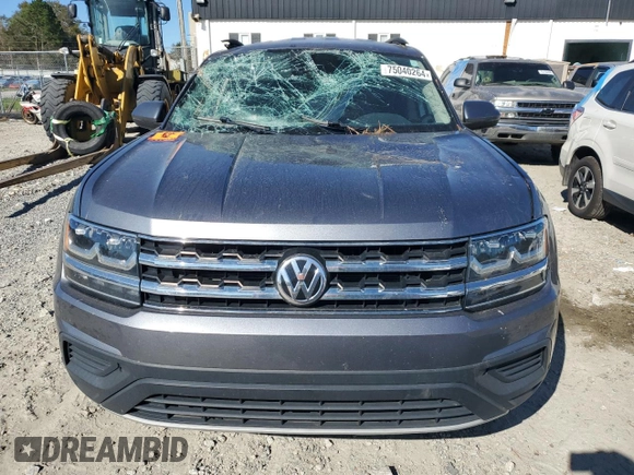2020 Volkswagen Atlas S with VIN 1V2AP2CA9LC501633, listed as a Copart auction lot 75040264 with 104,853 mi miles and Salvage title. Bid and sale history available at DreamBid. Image 5.