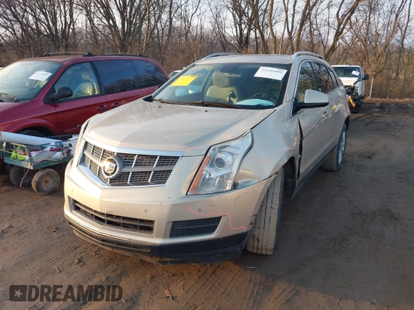 2011 Cadillac SRX Luxury Collection with VIN 3GYFNAEY5BS612796, listed as a IAAI auction lot 41195405 with 107,007 mi miles. Bid and sale history available at carsss.com. Image 2.
