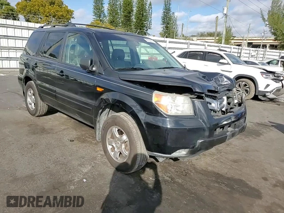 2007 Honda Pilot EX-L with VIN 5FNYF28767B041467, listed as a Copart auction lot 88322515 with 156,403 mi miles and Salvage Title. Bid and sale history available at carsss.com. Image 12.