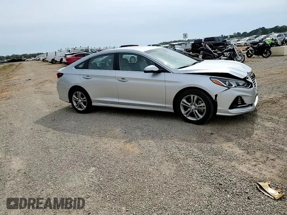 2018 Hyundai Sonata SEL with VIN 5NPE34AF0JH669087, listed as a Copart auction lot 50164165 with 17,469 mi miles and Salvage Title. Bid and sale history available at DreamBid. Image 10.
