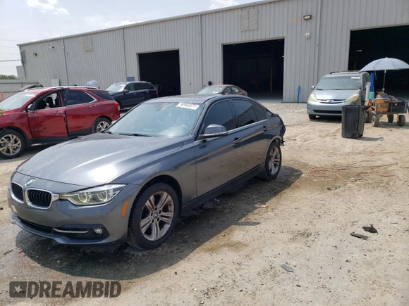2018 BMW 3 Series 330i with VIN WBA8B9G5XJNU99426, listed as a Copart auction lot 58960805 with 358,602 mi miles and Salvage title. Bid and sale history available at DreamBid. Image 1.
