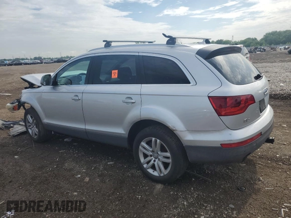 2008 Audi Q7 Premium with VIN WA1BY74L48D030275, listed as a Copart auction lot 62179715 with Not provided miles and Salvage title. Bid and sale history available at DreamBid. Image 2.
