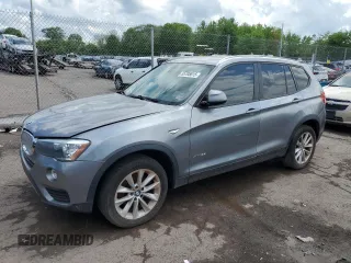 2016 BMW X3 xDrive28i with VIN 5UXWX9C57G0D63313, listed as a Copart auction lot 55705815 with 122,723 mi miles and Clean Title. Bid and sale history available at DreamBid. Image 1.