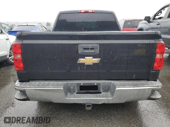 2017 Chevrolet Silverado 1500 LT with VIN 3GCPCREC8HG141600, listed as a Copart auction lot 43753515 with 0 mi miles and Salvage Title. Bid and sale history available at carsss.com. Image 6.