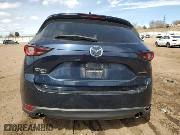 2020 Mazda CX-5 Touring with VIN JM3KFBCM7L0791785, listed as a Copart auction lot 50229385 with 41,737 mi miles and Salvage Title. Bid and sale history available at carsss.com. Image 6.