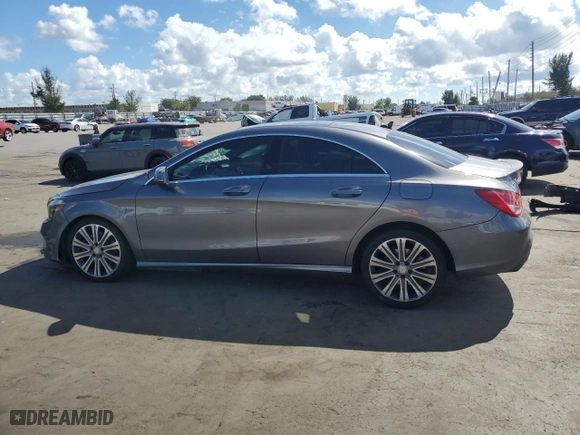2017 Mercedes-Benz CLA with VIN WDDSJ4EB9HN430718, listed as a Copart auction lot 44358815 with 145,597 mi miles and Salvage Title. Bid and sale history available at carsss.com. Image 2.