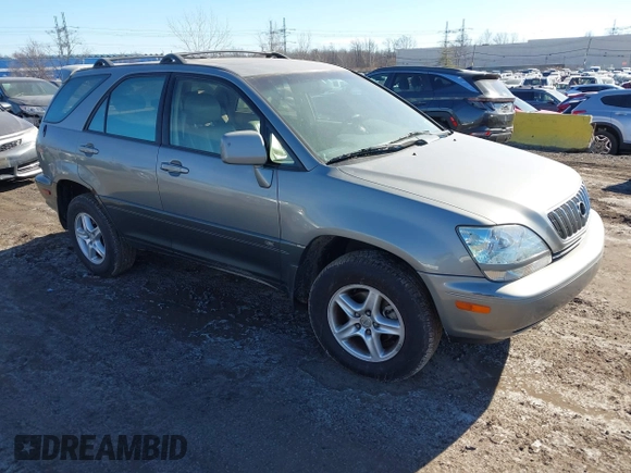 2002 Lexus RX 300 with VIN JTJHF10U120273412, listed as a IAAI auction lot 41411189 with 159,953 mi miles and . Bid and sale history available at DreamBid. Image 1.