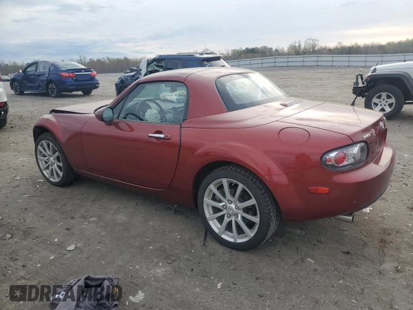 2008 Mazda MX-5 Miata Grand Touring z VIN JM1NC26F780147545, wystawiony jako Copart lot #51526915 z przebiegiem 85 178 mil mil oraz Szkoda całkowita • Salvage title. Historia ofert i sprzedaży dostępna na DreamBid. Obrazek 2.