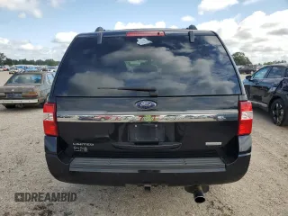 2017 Ford Expedition Max Limited with VIN 1FMJK2AT4HEA55161, listed as a Copart auction lot 62982615 with 153,249 mi miles and Salvage title. Bid and sale history available at DreamBid. Image 6.