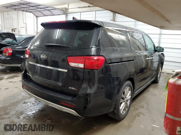 2017 Kia Sedona SX-L with VIN KNDME5C10H6271931, listed as a Copart auction lot 73215284 with 87,389 mi miles and Salvage Title. Bid and sale history available at carsss.com. Image 3.